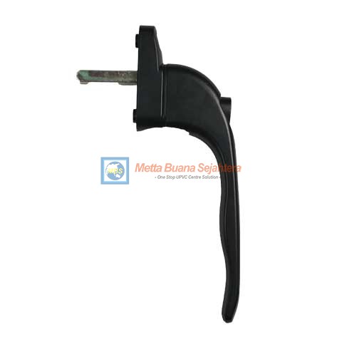 ASSA ABLOY GUOQIANG WINDOW HANDLE 11600A WITH KEYS BLACK